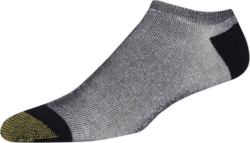 GOLDTOE Men's 656F Cotton No Show Athletic Socks, Multipairs in Kuwait