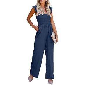 BLENCOT المرأة الصيف الكشكشة السباغيتي الأشرطة عالية الخصر طويلة واسعة الساق حللا السروال القصير S-XXL