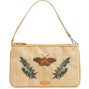 Vera Bradley Women's Straw Convertible Wristlet With Rfid Protection, Nature Study Neutral, One Size in Saudi Arabia