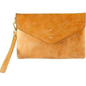 Ancicraft Leather Wristlet Wallet for Women Black Brown Envelope Clutch Purse in Kuwait