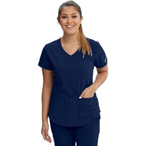Skechers 3-Pocket Virtual V-Neck Vitality Scrub Top for Women