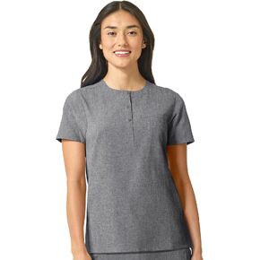 WonderWink Women's Mandarin Collar Tuck-in Top