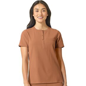 WonderWink Women's Mandarin Collar Tuck-in Top in Saudi Arabia