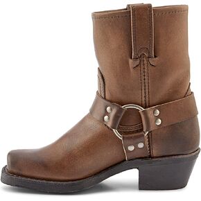 Frye Harness 8R Boots for Women Crafted from Washed and Oiled Italian Leather with Goodyear Welt Construction, Rubber Outsole, and Stacked Leather Heel – 8" Shaft Height in Saudi Arabia