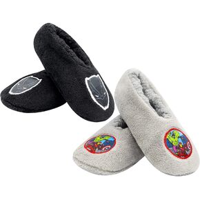 Marvel Socks and Boys Slippers with Spiderman, Captain America, Iron Man and Avengers, 2-Pack and 3-Pack, Slippers for Boys in Kuwait