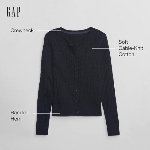 سترة كارديجان موحدة للفتيات من GAP in Kuwait