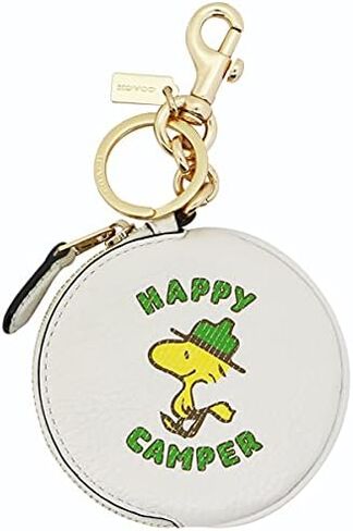 كوتش X Peanuts Pouch Charm Woodstock Color Chalk in Kuwait