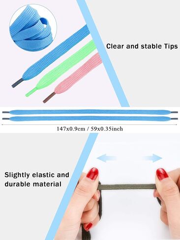 WILLBOND 32 Pairs Flat Colored Shoe Laces Athletic Shoe Laces Strings for Athletic Sports Shoes Boots Sneakers Skates in Saudi Arabia