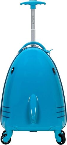 Rockland Jr. Kids' My First Hardside Spinner Luggage, Turtle, Carry-On 19-Inch, Telescoping Handles in Saudi Arabia