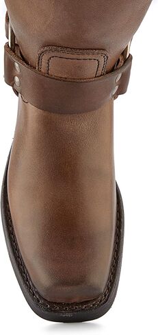 Frye Harness 8R Boots for Women Crafted from Washed and Oiled Italian Leather with Goodyear Welt Construction, Rubber Outsole, and Stacked Leather Heel – 8" Shaft Height in Saudi Arabia