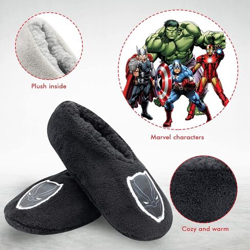 شبشب مارفل سوكس آند بويز مع سبايدرمان وكابتن أمريكا وأيرون مان وأفينجرز، عبوتين و3 عبوات، شباشب للأولاد in Kuwait