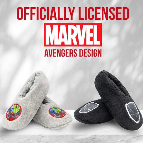 شبشب مارفل سوكس آند بويز مع سبايدرمان وكابتن أمريكا وأيرون مان وأفينجرز، عبوتين و3 عبوات، شباشب للأولاد in Kuwait