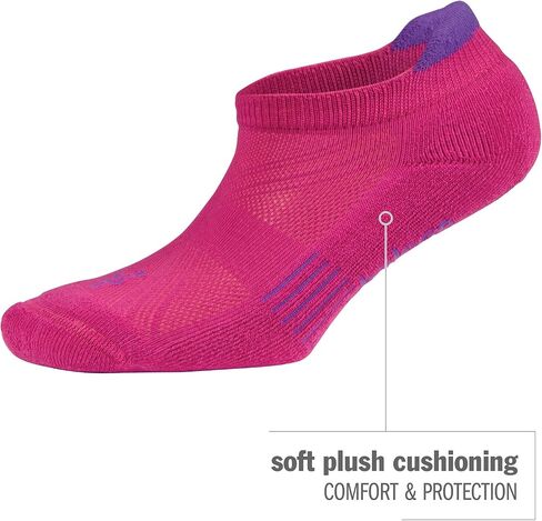 Balega Hidden Cool Cushioning Performance No Show Athletic Running Socks for Kids/Children (1 Pair) in Saudi Arabia