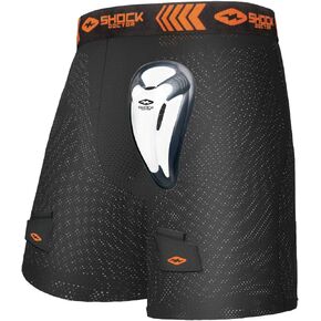 Shock Doctor Men’s Loose Hockey Shorts Supporter with BioFlex Cup Included, Adult, Youth, Boys Sizes