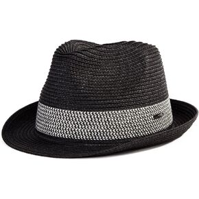 فانسيت قبعة شاطئ صيفية من القش فيدورا بنما بتصميم كوبي تريلبي للرجال والنساء مقاس 55-61 سم in Kuwait