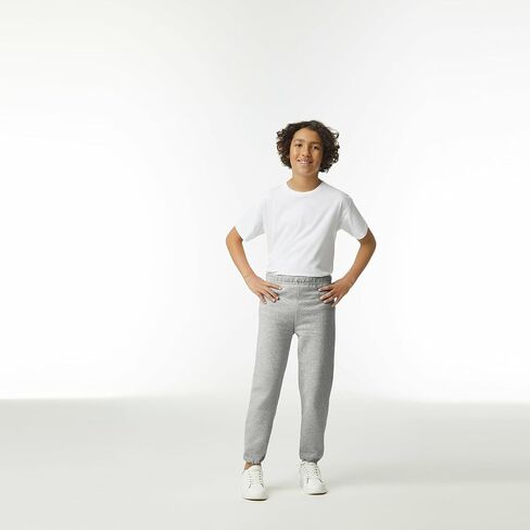 Gildan Youth Elastic Bottom Sweatpants, Style G18200B in Saudi Arabia