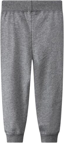 LOKTARC 2 Pack Boys Drawstring Sweatpants Cute Pattern Cotton Sport Jogger Pants in Saudi Arabia