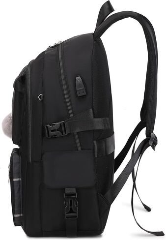 حقيبة ظهر لطيفة من Joymoze للفتيات المراهقات وحقيبة ظهر يومية للنساء ومحفظة سوداء in Kuwait