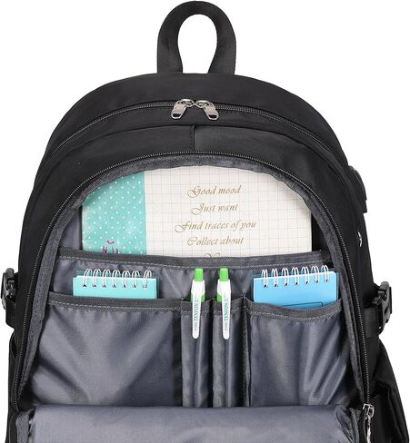 حقيبة ظهر لطيفة من Joymoze للفتيات المراهقات وحقيبة ظهر يومية للنساء ومحفظة سوداء in Kuwait
