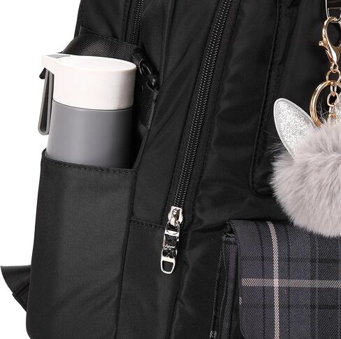 حقيبة ظهر لطيفة من Joymoze للفتيات المراهقات وحقيبة ظهر يومية للنساء ومحفظة سوداء in Kuwait