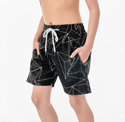 سراويل سباحة للأولاد من IRELIA مع شورت سباحة مضغوط وبطانة قصيرة من الملاكم، ملابس سباحة سريعة الجفاف in Kuwait