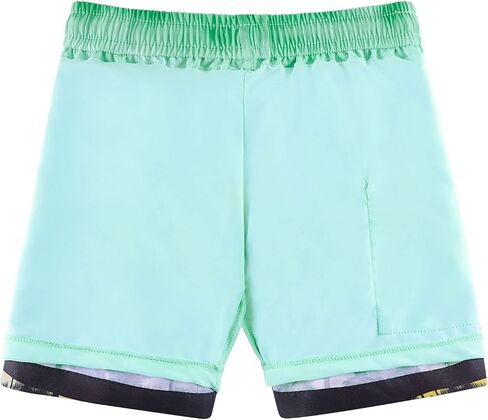 Cozople Boys Swim Trunks with Boxer Brief Liner Compression Swimwear Quick Dry Swim Shorts Bathing Suits 7-20 Years in Kuwait
