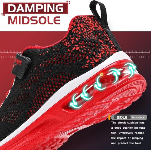 Littleplum Boys Shoes Running Athletic Gym Shoes Girls Kids Running Sport Shoes Lightweight Breathable Sneakers in Saudi Arabia