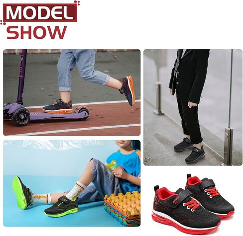 Littleplum Boys Shoes Running Athletic Gym Shoes Girls Kids Running Sport Shoes Lightweight Breathable Sneakers in Saudi Arabia