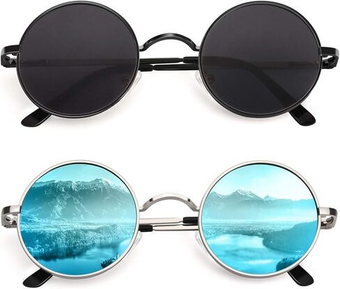 CGID E01 Lennon Round Polarized Unisex Sunglasses in Kuwait
