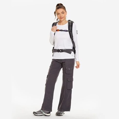 Womens 10" Hiking Cargo Shorts Cotton Casual Military Army Combat Outdoor Sports Work Shorts with 7 Pockets in Kuwait