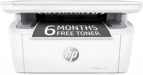 طابعة HP LaserJet MFP M140we الكل في واحد لاسلكية بالأبيض والأسود مع HP+ وحبر إضافي لمدة 6 أشهر (7MD72E) in Kuwait