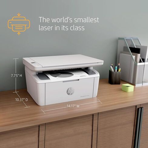 طابعة HP LaserJet MFP M140we الكل في واحد لاسلكية بالأبيض والأسود مع HP+ وحبر إضافي لمدة 6 أشهر (7MD72E) in Kuwait