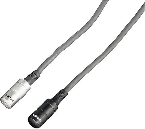 Sony ECM77B Electret Condenser Lavalier Microphone, Black in Saudi Arabia