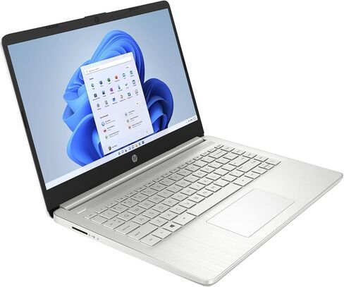 Newest HP Notebook Laptop, 14" HD Touchscreen, Intel Core i3-1115G4 Processor, 16GB DDR4 RAM, 1TB PCIe NVMe SSD, Webcam, HDMI, Wi-Fi 5, Bluetooth, Windows 11 Home, Silver in Kuwait