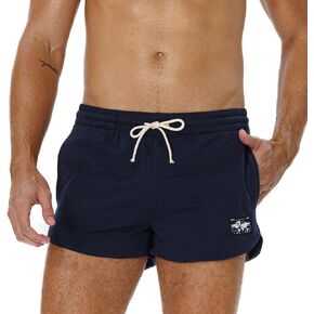 AIMPACT Men's Athletic Shorts Bodybuilding Workout Cotton Gym Shorts with Pockets
