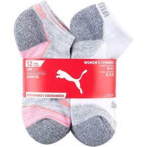 PUMA Womens No Show Low Cut Moisture Control Sport Socks 12pk in Saudi Arabia