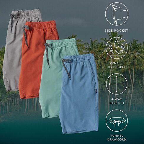 RESERVOIR ELASTIC WAIST 21" HYBRID SHORTS in Kuwait