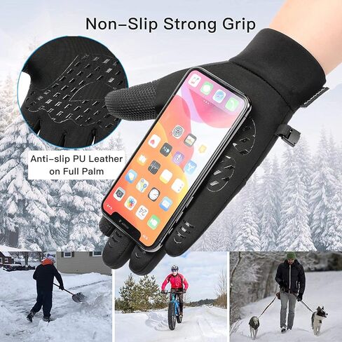 قفازات الشتاء من Weitars، قفاز رياضي حراري مقاوم للماء للرجال والنساء للجري وركوب الدراجات والمشي لمسافات طويلة، قفاز دافئ للعمل in Kuwait