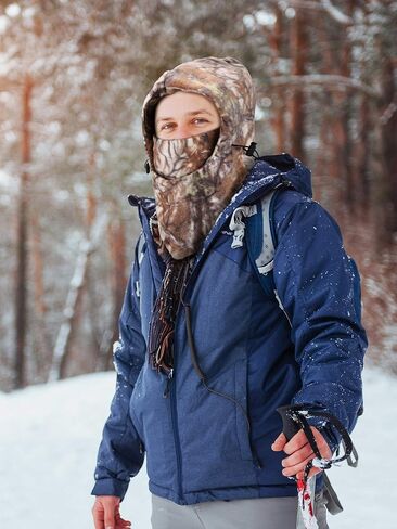 3 Pieces Camo Balaclava Face Mask Hunting Face Mask for Cold Weather Balaclava Hats for Winter Outdoor Sports in Saudi Arabia