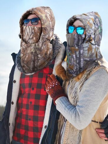 3 Pieces Camo Balaclava Face Mask Hunting Face Mask for Cold Weather Balaclava Hats for Winter Outdoor Sports in Saudi Arabia