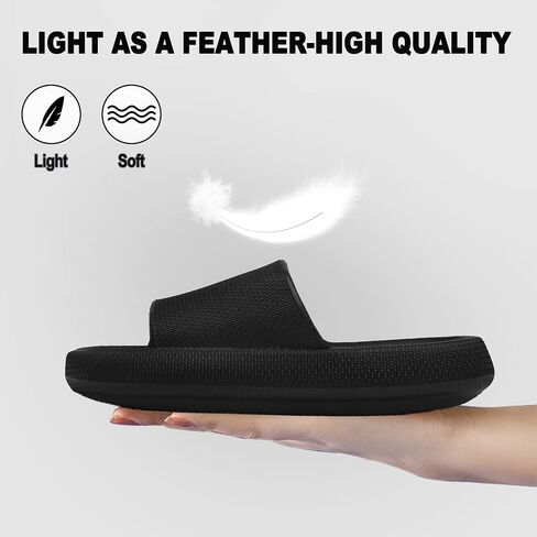 Geweo Cloud Slippers للنساء والرجال وسادة النعال سميكة وحيد سحابة وسادة الشرائح سوبر مريح لينة رغوة الشرائح عدم الانزلاق دش الحمام الشرائح الصنادل للجنسين in Saudi Arabia