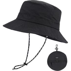 Sun Hat for Men Women Wide Brim UPF 50+ Fishing & Bucket Hat Waterproof Foldable Beach Sun Hat for Hiking Camping Safari