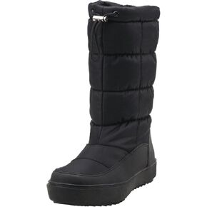 Shenda Women's Drawstring Nylon Fabric Snow Boots E7624