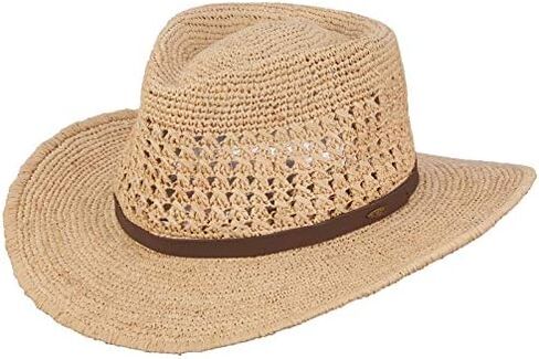 Scala Men's Fine Crochet Raffia Outback in Kuwait