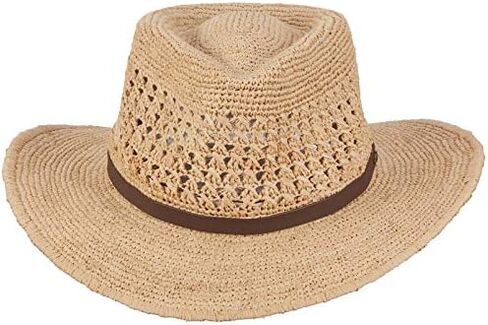 Scala Men's Fine Crochet Raffia Outback in Kuwait