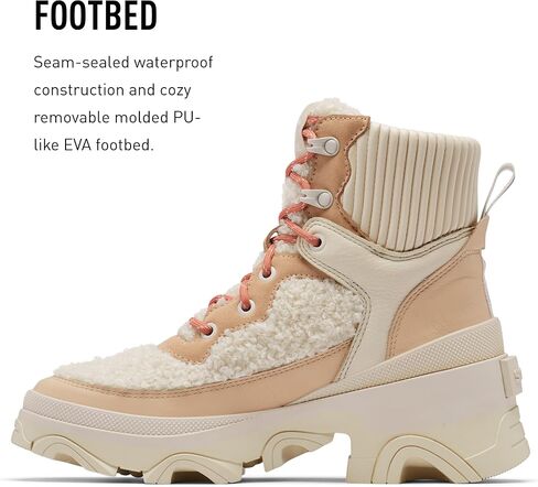 حذاء Sorel النسائي Brex Cozy Lace المقاوم للماء in Kuwait
