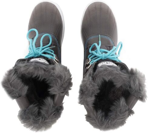 POLAR Womens Snow Boot Quilted Short Winter Snow Rain Warm Waterproof Boots in Kuwait