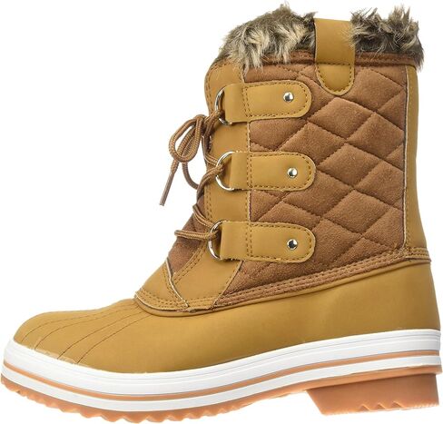 حذاء الثلوج POLAR للسيدات مبطن قصير للشتاء والمطر والثلج ومقاوم للماء in Kuwait