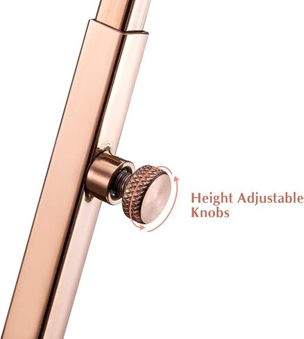 حامل عرض حقيبة يد على شكل حرف T قابل للتعديل من Polmart - ذهبي وردي (2 - حزمة) in Kuwait