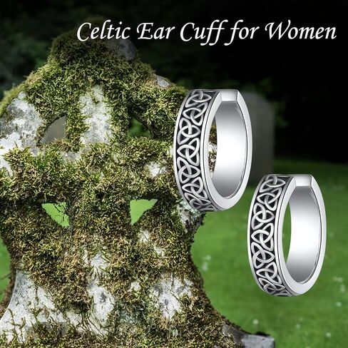 التنين/تخريمية/الجمجمة الأذن الكفة أقراط للنساء الرجال فضة Vintage القرط المؤكسد الكفة لعدم ثقب in Kuwait